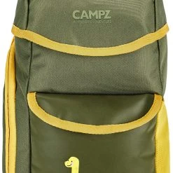 CAMPZ Sac à dos Enfant, vert/jaune