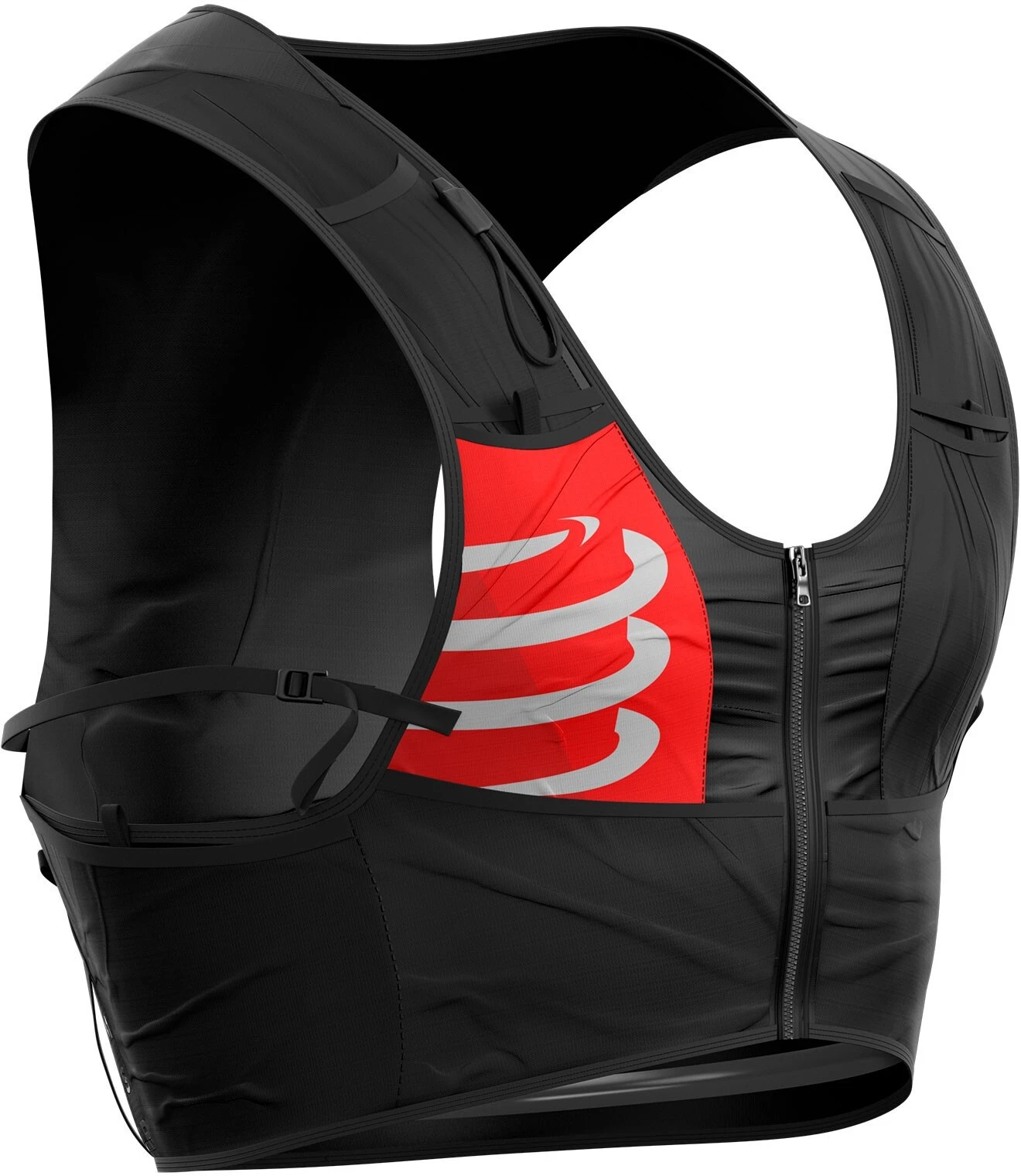 Compressport Ultrun Sac à dos avec 2 bouteilles Ergo, noir/rouge 3 Compressport Ultrun Sac à dos avec 2 bouteilles Ergo, noir/rouge