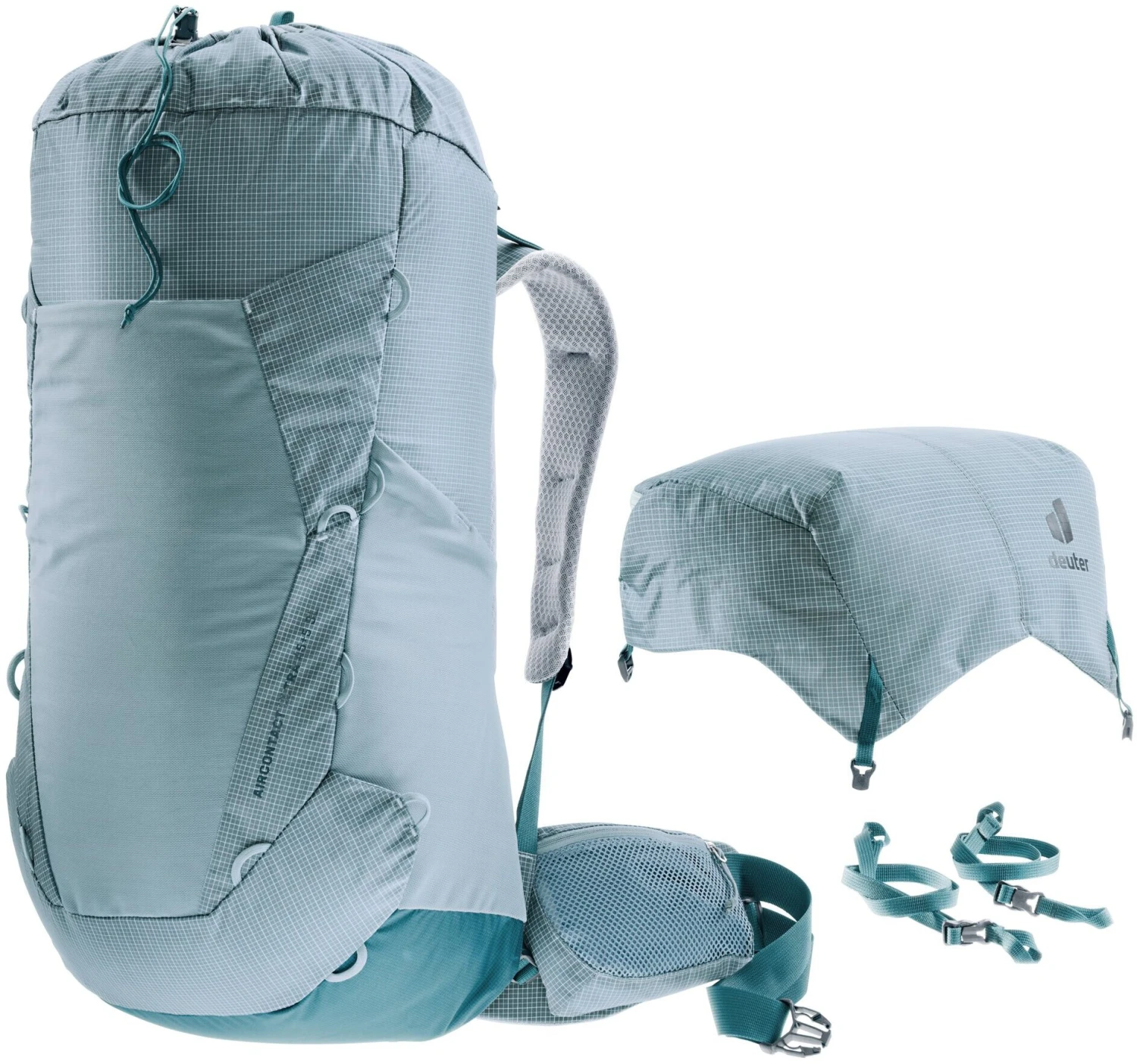 Deuter Aircontact Ultra 45+5 SL Sac à dos Femme, bleu 7 Deuter Aircontact Ultra 45+5 SL Sac à dos Femme, bleu – Image 5