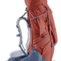 Deuter Aircontact X 60+15 SL Sac à dos Femme, rouge -Sacs à dos Boutique deuter aircontact x 60 15 sl backpack redwood ink 3