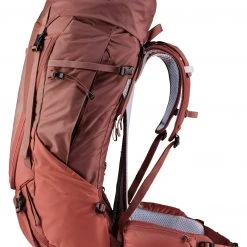 Deuter Futura Air Trek 55+10 SL Sac à dos Femme, rouge 10 Deuter Futura Air Trek 55+10 SL Sac à dos Femme, rouge -Sacs à dos Boutique deuter futura air trek 55 10 sl backpack women redwood lava 3