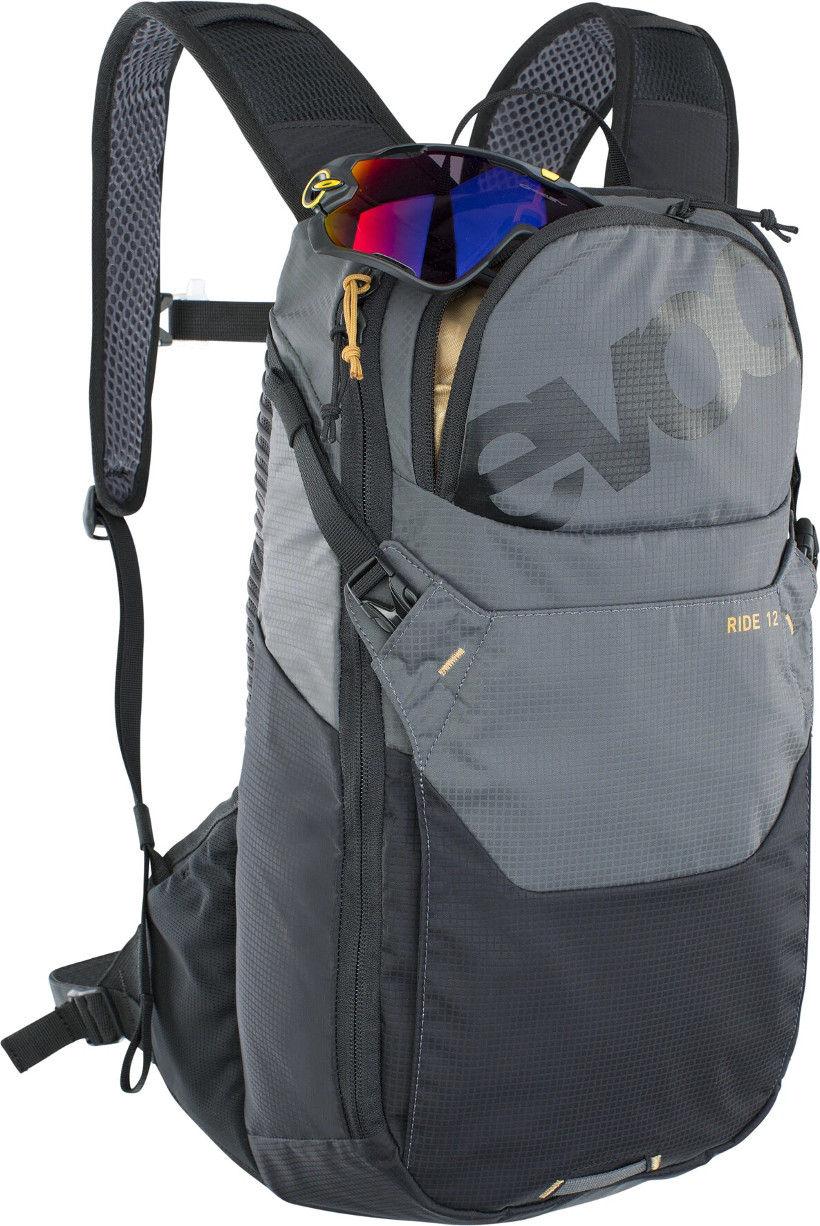 EVOC Ride 12 Sac à dos 12l + Poche à eau 2l, gris 5 EVOC Ride 12 Sac à dos 12l + Poche à eau 2l, gris – Image 3