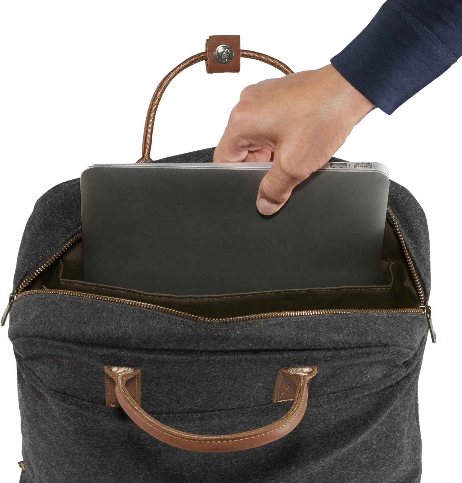 Fjällräven Norrvåge Sac pour tous les jours, marron 6 Fjällräven Norrvåge Sac pour tous les jours, marron – Image 4