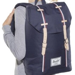 Herschel Retreat Sac à dos 19,5l, gris -Sacs à dos Boutique herschel retreat backpack 195l unisex peacoat windsor wine white 5 8