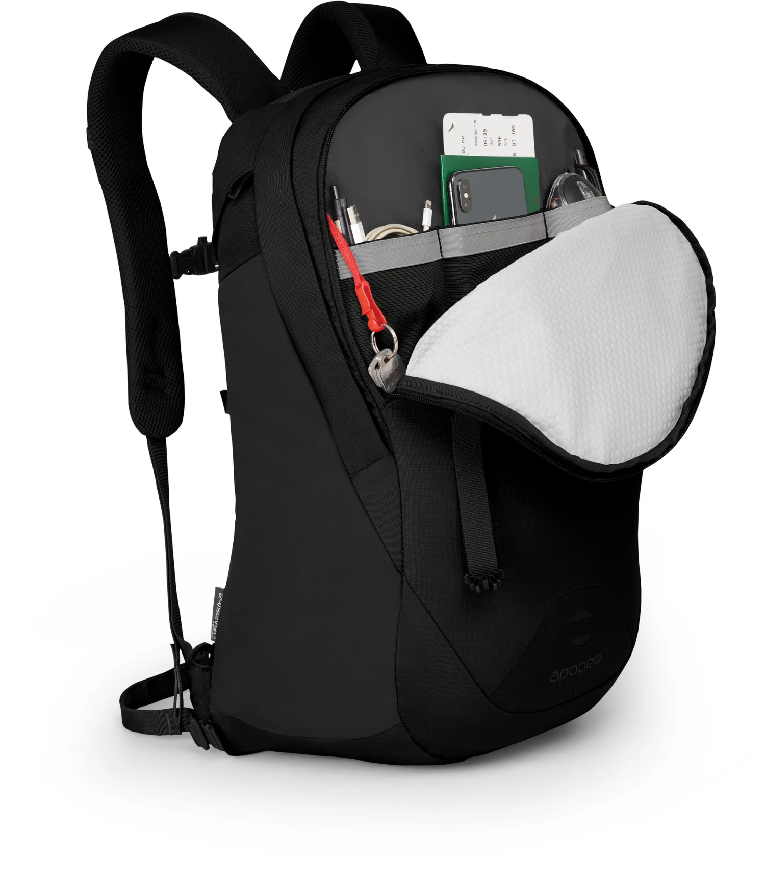 Osprey Apogee Sac à dos Homme, noir 5 Osprey Apogee Sac à dos Homme, noir – Image 3