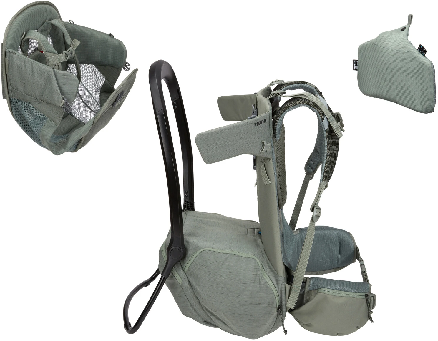 Thule Sapling Porte-enfant, gris 6 Thule Sapling Porte-enfant, gris – Image 4